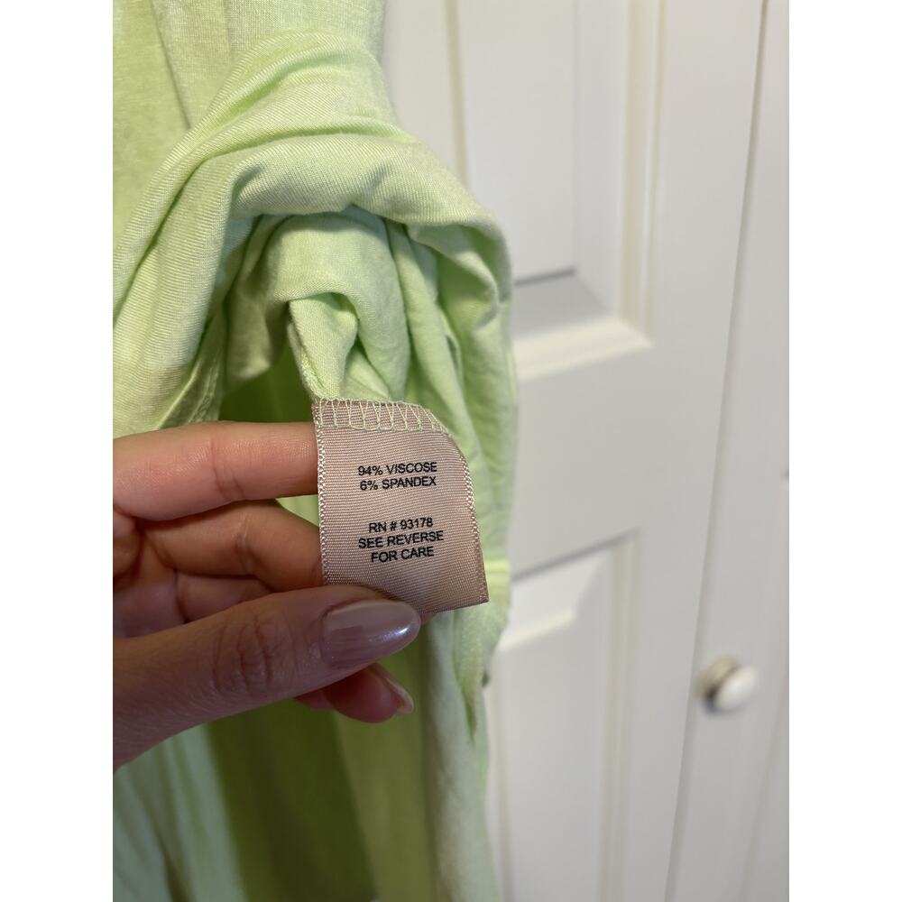 Philosophy Woman Light Green Short Sleeve Shirt 2X - Picture 6 of 7